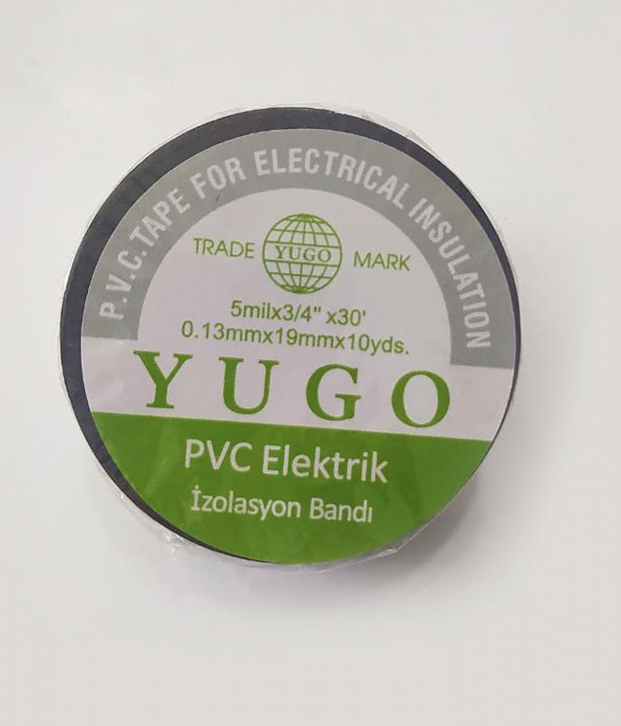 YUGO%20İZOLE%20BANT%20SİYAH%2019%20mm%20x%2015%20mt.%201.KALİTE